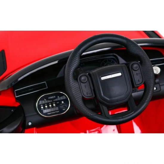 Masinuta electrica cu telecomanda Range Rover Velar, roti EVA, scaun tapitat, 107x64x49 cm, putere 70W - Rosu Masinuta electrica cu telecomanda Range Rover Velar, roti EVA, scaun tapitat, 107x64x49 cm, putere 70W - Rosu