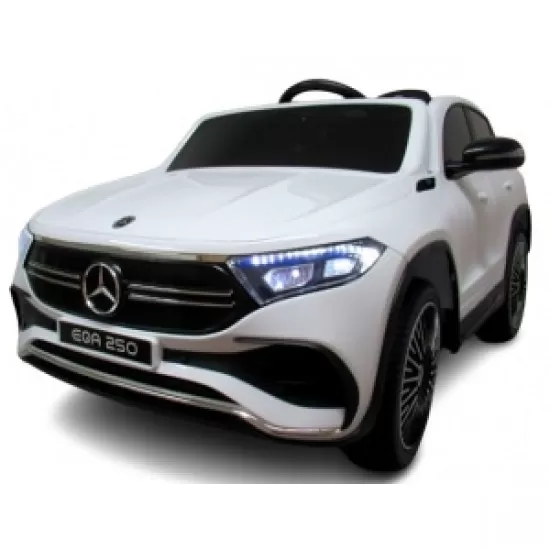 Masinuta electrica cu telecomanda, roti din spuma EVA, scaun din piele ecologica, varsta 1-5 ani, Mercedes EQA250 - Alb Masinuta electrica cu telecomanda, roti din spuma EVA, scaun din piele ecologica, varsta 1-5 ani, Mercedes EQA250 - Alb