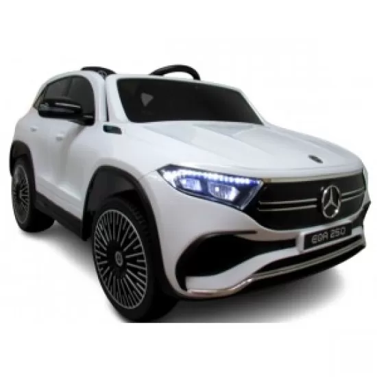 Masinuta electrica cu telecomanda, roti din spuma EVA, scaun din piele ecologica, varsta 1-5 ani, Mercedes EQA250 - Alb Masinuta electrica cu telecomanda, roti din spuma EVA, scaun din piele ecologica, varsta 1-5 ani, Mercedes EQA250 - Alb