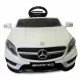 Masinuta electrica cu telecomanda, roti EVA, scaun piele Mercedes GLA45 - Alb Masinuta electrica cu telecomanda, roti EVA, scaun piele Mercedes GLA45 - Alb