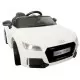 Masinuta electrica cu telecomanda, roti EVA, scaun piele Audi TT R-Sport - Alb Masinuta electrica cu telecomanda, roti EVA, scaun piele Audi TT R-Sport - Alb