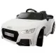 Masinuta electrica cu telecomanda, roti EVA, scaun piele Audi TT R-Sport - Alb Masinuta electrica cu telecomanda, roti EVA, scaun piele Audi TT R-Sport - Alb