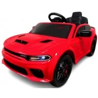 Masinuta electrica cu telecomanda, roti EVA, varsta 1-5 ani, putere 90W, 107x68x53 cm, Dodge SRT R-Sport - Rosu
