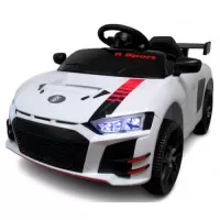 Masinuta electrica cu telecomanda si functie de balansare Cabrio A1 R-Sport - Alb