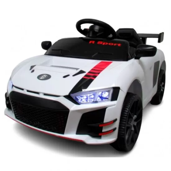 Masinuta electrica cu telecomanda si functie de balansare Cabrio A1 R-Sport - Alb Masinuta electrica cu telecomanda si functie de balansare Cabrio A1 R-Sport - Alb