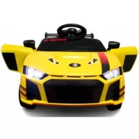 Masinuta electrica cu telecomanda si functie de balansare Cabrio A1 R-Sport - Galben