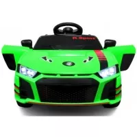 Masinuta electrica cu telecomanda si functie de balansare Cabrio A1 R-Sport - Verde