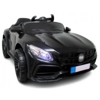 Masinuta electrica cu telecomanda si functie de balansare Cabrio Z6, 88x47x40 cm, varsta 1-4 ani, roti si scaun din plastic, putere 70W, R-Sport - Negru