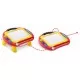 Masuta cu tabla magnetica pentru desenat cu accesorii incluse Ricokids 772200 - Rosu Masuta cu tabla magnetica pentru desenat cu accesorii incluse Ricokids 772200 - Rosu