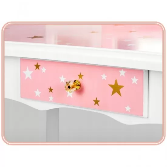 Masuta de toaleta din lemn pentru copii 60 x 29 x 98 cm Ricokids Masuta de toaleta din lemn pentru copii 60 x 29 x 98 cm Ricokids