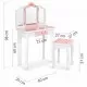 Masuta de toaleta din lemn pentru copii 60 x 29 x 98 cm Ricokids Masuta de toaleta din lemn pentru copii 60 x 29 x 98 cm Ricokids