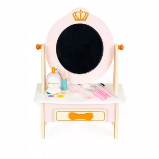 Masuta de toaleta pentru copii cu accesorii Ecotoys TL812001 Masuta de toaleta pentru copii cu accesorii Ecotoys TL812001