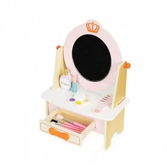 Masuta de toaleta pentru copii cu accesorii Ecotoys TL812001 Masuta de toaleta pentru copii cu accesorii Ecotoys TL812001