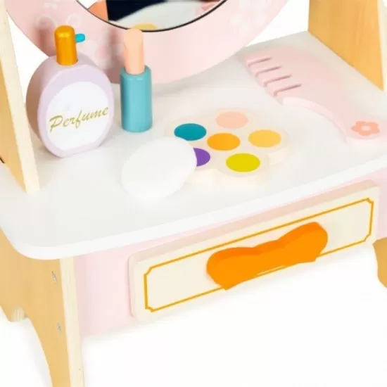 Masuta de toaleta pentru copii cu accesorii Ecotoys TL812001 Masuta de toaleta pentru copii cu accesorii Ecotoys TL812001
