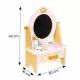 Masuta de toaleta pentru copii cu accesorii Ecotoys TL812001 Masuta de toaleta pentru copii cu accesorii Ecotoys TL812001