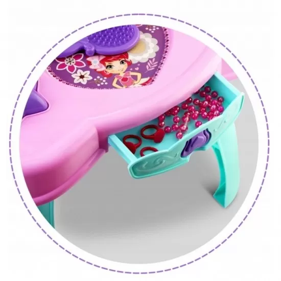 Masuta de toaleta pentru copii cu accesorii incluse Ricokids 773200 Masuta de toaleta pentru copii cu accesorii incluse Ricokids 773200