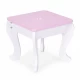 Masuta de toaleta pentru copii cu oglinda si 7 accesorii 54 x 38 x 88 cm Ecotoys 2950 - Roz