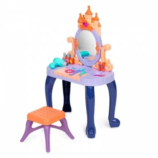 Masuta de toaleta pentru copii cu pian si accesorii Ecotoys HC547390 Masuta de toaleta pentru copii cu pian si accesorii Ecotoys HC547390