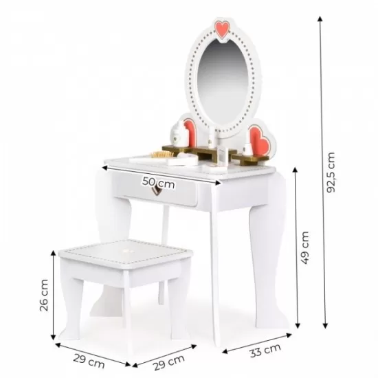Masuta de toaleta pentru copii Ecotoys W08H102B Masuta de toaleta pentru copii Ecotoys W08H102B