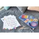 Masuta din lemn cu instrumente muzicale Ecotoys