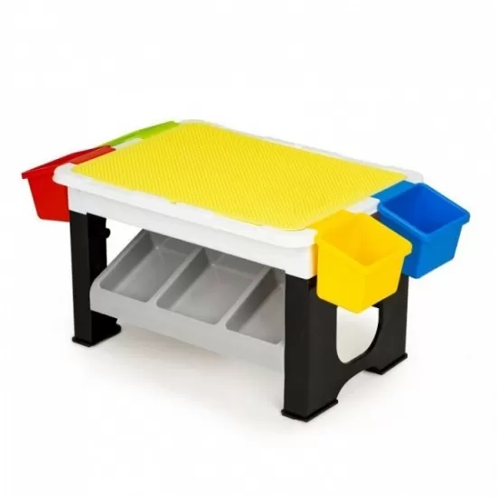 Masuta pentru joaca cu blocuri tip lego Ecotoys HC491716 Masuta pentru joaca cu blocuri tip lego Ecotoys HC491716