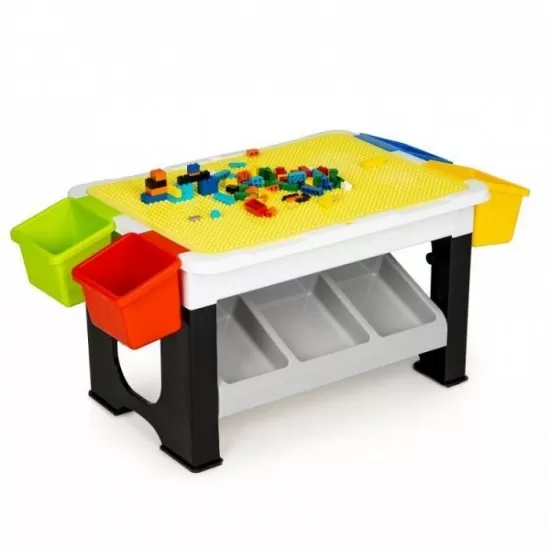 Masuta pentru joaca cu blocuri tip lego Ecotoys HC491716 Masuta pentru joaca cu blocuri tip lego Ecotoys HC491716
