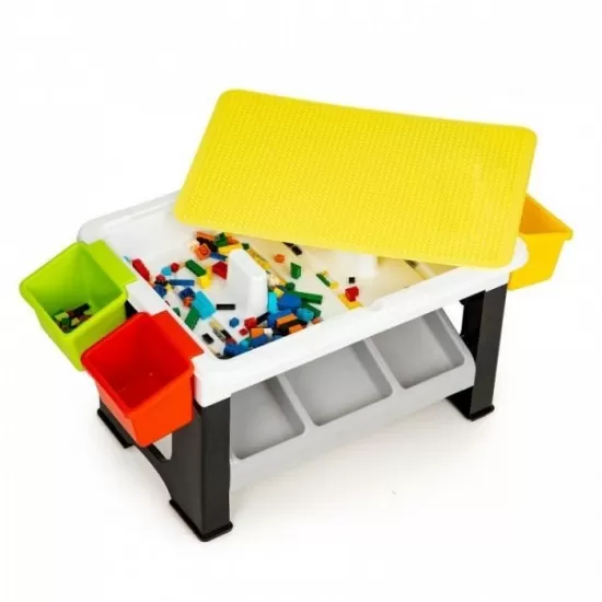 Masuta pentru joaca cu blocuri tip lego Ecotoys HC491716 Masuta pentru joaca cu blocuri tip lego Ecotoys HC491716