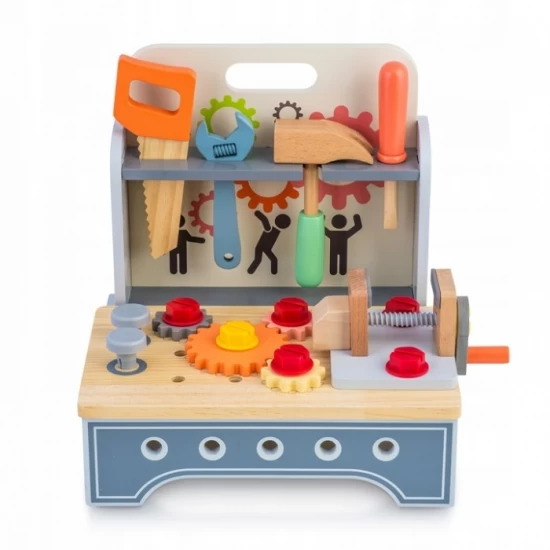 Mini atelier de lucru din lemn cu accesorii incluse, 30 x 25 x 30 cm, Ricokids RK-877 Mini atelier de lucru din lemn cu accesorii incluse, 30 x 25 x 30 cm, Ricokids RK-877