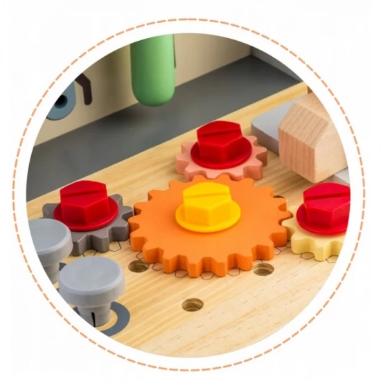 Mini atelier de lucru din lemn cu accesorii incluse, 30 x 25 x 30 cm, Ricokids RK-877 Mini atelier de lucru din lemn cu accesorii incluse, 30 x 25 x 30 cm, Ricokids RK-877