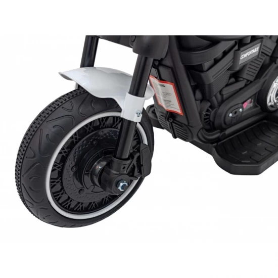 Motocicleta electrica Chopper Faster AHL008, roti si scaun din plastic, 78x30x55 cm, putere 20W - Alb Motocicleta electrica Chopper Faster AHL008, roti si scaun din plastic, 78x30x55 cm, putere 20W - Alb