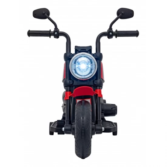 Motocicleta electrica Chopper Faster AHL008, roti si scaun din plastic, 78x30x55 cm, putere 20W - Rosu Motocicleta electrica Chopper Faster AHL008, roti si scaun din plastic, 78x30x55 cm, putere 20W - Rosu