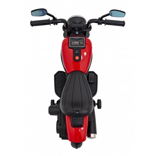 Motocicleta electrica Chopper Faster AHL008, roti si scaun din plastic, 78x30x55 cm, putere 20W - Rosu Motocicleta electrica Chopper Faster AHL008, roti si scaun din plastic, 78x30x55 cm, putere 20W - Rosu