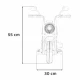 Motocicleta electrica Chopper Faster AHL008, roti si scaun din plastic, 78x30x55 cm, putere 20W - Albastru Motocicleta electrica Chopper Faster AHL008, roti si scaun din plastic, 78x30x55 cm, putere 20W - Albastru