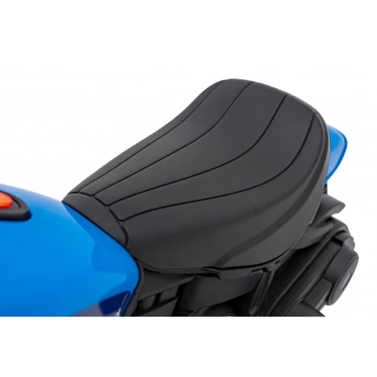 Motocicleta electrica Chopper Faster AHL008, roti si scaun din plastic, 78x30x55 cm, putere 20W - Albastru Motocicleta electrica Chopper Faster AHL008, roti si scaun din plastic, 78x30x55 cm, putere 20W - Albastru