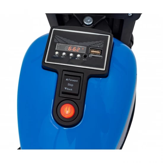 Motocicleta electrica Chopper Faster AHL008, roti si scaun din plastic, 78x30x55 cm, putere 20W - Albastru Motocicleta electrica Chopper Faster AHL008, roti si scaun din plastic, 78x30x55 cm, putere 20W - Albastru
