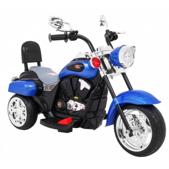 Motocicleta electrica Chopper NightBike TR1501, roti si scaun din plastic, 92x34x63 cm, putere 6V - Albastru Motocicleta electrica Chopper NightBike TR1501, roti si scaun din plastic, 92x34x63 cm, putere 6V - Albastru