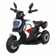 Motocicleta electrica Fast Tourist, roti din plastic, scaun tapitat, 83x35x63 cm, putere 18W - Alb Motocicleta electrica Fast Tourist, roti din plastic, scaun tapitat, 83x35x63 cm, putere 18W - Alb