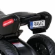 Motocicleta electrica Fast Tourist, roti din plastic, scaun tapitat, 83x35x63 cm, putere 18W - Alb Motocicleta electrica Fast Tourist, roti din plastic, scaun tapitat, 83x35x63 cm, putere 18W - Alb