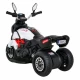 Motocicleta electrica Fast Tourist, roti din plastic, scaun tapitat, 83x35x63 cm, putere 18W - Alb Motocicleta electrica Fast Tourist, roti din plastic, scaun tapitat, 83x35x63 cm, putere 18W - Alb