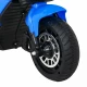 Motocicleta electrica Fast Tourist, roti din plastic, scaun tapitat, 83x35x63 cm, putere 18W - Albastru Motocicleta electrica Fast Tourist, roti din plastic, scaun tapitat, 83x35x63 cm, putere 18W - Albastru