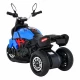 Motocicleta electrica Fast Tourist, roti din plastic, scaun tapitat, 83x35x63 cm, putere 18W - Albastru Motocicleta electrica Fast Tourist, roti din plastic, scaun tapitat, 83x35x63 cm, putere 18W - Albastru