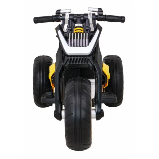 Motocicleta electrica Future LL8001-A, roti EVA, scaun din plastic, 109x54x68 cm, putere 50W - Galben Motocicleta electrica Future LL8001-A, roti EVA, scaun din plastic, 109x54x68 cm, putere 50W - Galben