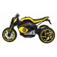 Motocicleta electrica Future LL8001-A, roti EVA, scaun din plastic, 109x54x68 cm, putere 50W - Galben Motocicleta electrica Future LL8001-A, roti EVA, scaun din plastic, 109x54x68 cm, putere 50W - Galben