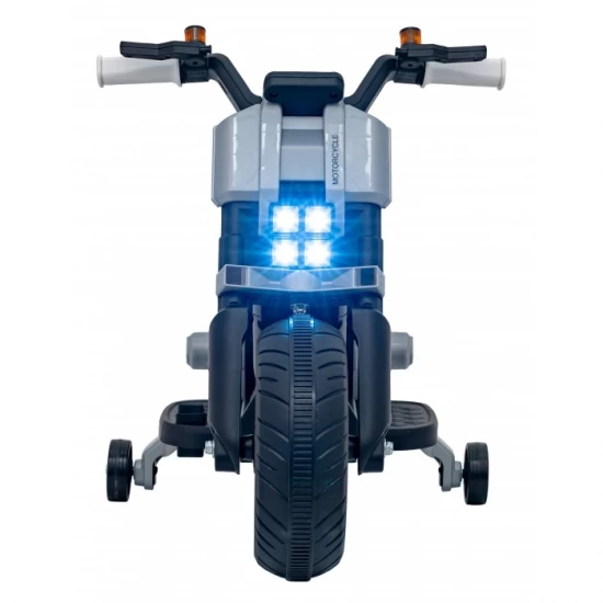 Motocicleta electrica Future QLS-805, roti din plastic + 2 roti ajutatoare, 88x46x56 cm, putere 25W - Alb Motocicleta electrica Future QLS-805, roti din plastic + 2 roti ajutatoare, 88x46x56 cm, putere 25W - Alb