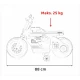Motocicleta electrica Future QLS-805, roti din plastic + 2 roti ajutatoare, 88x46x56 cm, putere 25W - Negru Motocicleta electrica Future QLS-805, roti din plastic + 2 roti ajutatoare, 88x46x56 cm, putere 25W - Negru