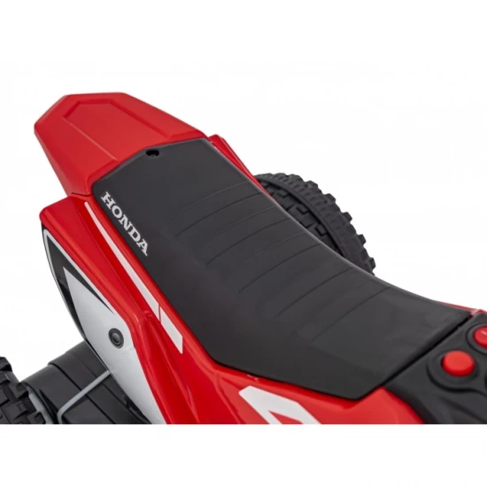 Motocicleta electrica Honda CRF 450R, roti din plastic, 70x41x50 cm, putere 30W - Rosu Motocicleta electrica Honda CRF 450R, roti din plastic, 70x41x50 cm, putere 30W - Rosu