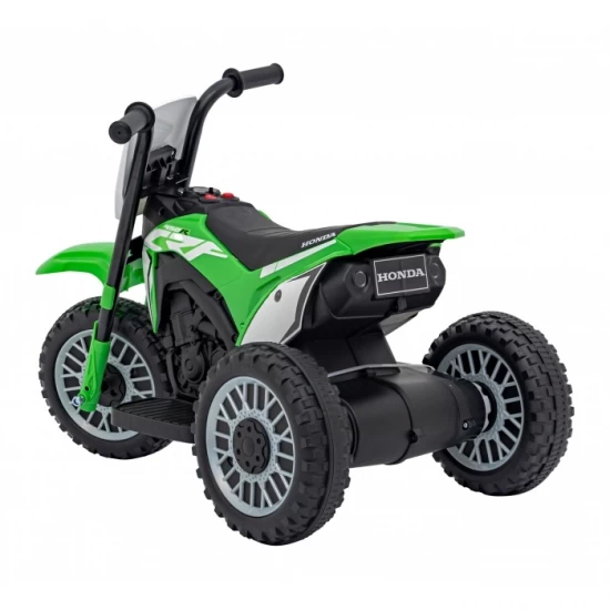 Motocicleta electrica Honda CRF 450R, roti din plastic, 70x41x50 cm, putere 30W - Verde Motocicleta electrica Honda CRF 450R, roti din plastic, 70x41x50 cm, putere 30W - Verde