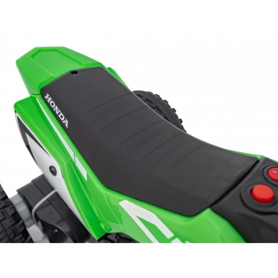 Motocicleta electrica Honda CRF 450R, roti din plastic, 70x41x50 cm, putere 30W - Verde Motocicleta electrica Honda CRF 450R, roti din plastic, 70x41x50 cm, putere 30W - Verde