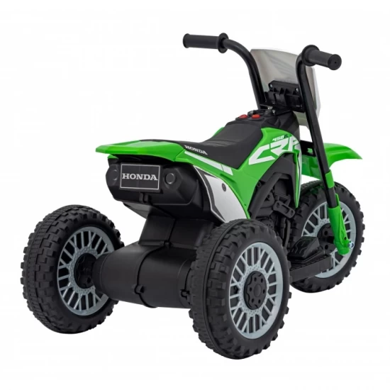 Motocicleta electrica Honda CRF 450R, roti din plastic, 70x41x50 cm, putere 30W - Verde Motocicleta electrica Honda CRF 450R, roti din plastic, 70x41x50 cm, putere 30W - Verde