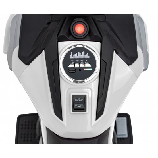 Motocicleta electrica pentru copii HONDA NC750X, roti si scaun din plastic, 103x41x74 cm, putere 70W - Alb Motocicleta electrica pentru copii HONDA NC750X, roti si scaun din plastic, 103x41x74 cm, putere 70W - Alb